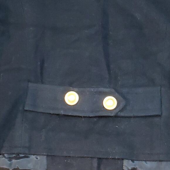 Chaus Gold Button Down Women’s Wool Mix Blazer Jacket Black Size 12 Corpcore - Picture 10 of 13